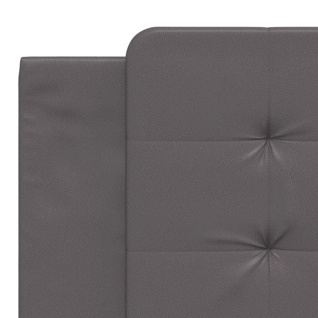 Cama Con Colchón Cuero Sintético