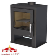 Estufa de Leña Bronpi Modelo Gijón - Akimarket.es